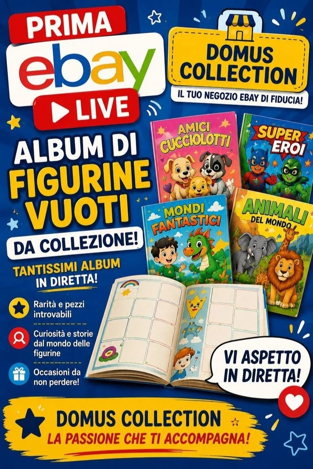 GRANDE ASTA DEGLI ALBUM VUOTI PANINI! TANTI A PARTIRE DA 0,99 CENT! :)