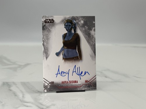 2025 Topps Star Wars Smugglers Outpost Amy Allen Aayla Secura Stellar Auto 