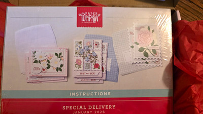 Stampin' Up! Paper Pumpkin Special Delivery Jan 2026 Valentine's Card Kit