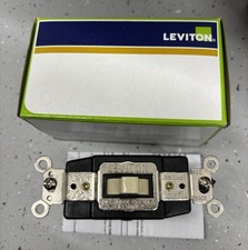 Lot Of 10 Leviton Toggle Single-Pole AC Quiet Switch Ivory 20A 120/277V 1257-I