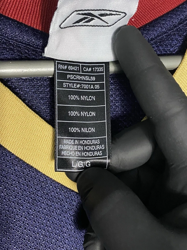 Maglia da uomo vintage Rebook Cleveland Cavaliers #23 LeBron James taglia L - Immagine 3 di 4