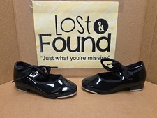 Capezio Tele Tone Tap Black Kids Girls Shoe Size 10 M A3 65 RN 63356