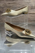 Kurt Geiger Kensington  Chelsea Flat Leather Court Shoes Pointed Toe Size 6 New