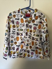 Peanuts Halloween Pajama Top Kids 6 NWT Snoopy Charlie Brown Trick or Treat