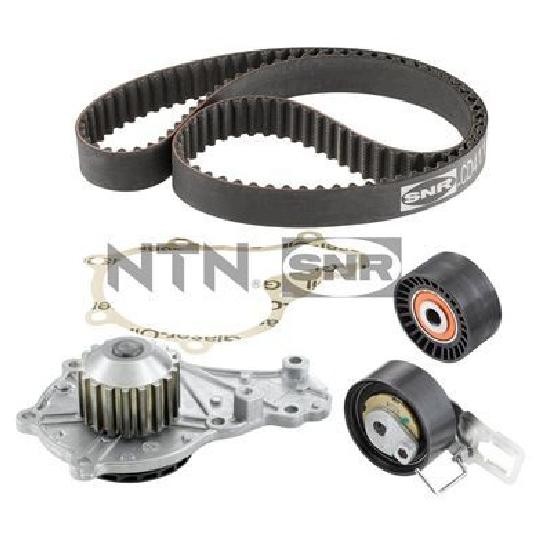 Wasserpumpe + Zahnriemensatz FüR Peugeot Partner K9 1.6 08 Bis 26 SNR Neu-image