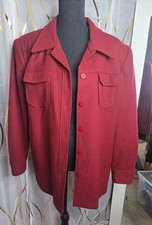 Vintage Fundamental Things Wool Shirt Jacket Made in USA 100% Pure Wool Shacket