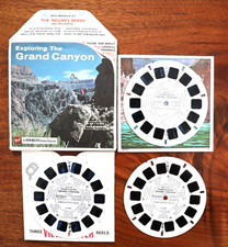 VIEWMASTER EXPLORING THE GRAND CANYON, ARIZONA GAF G1 A370 3 REEL SET