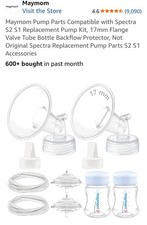 Maymom Pump Parts Compatible with Spectra S2 S1 Replacement Kit for Spectra Pump