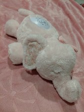       Dream Gro Lullaby- Projector Plays Music. Pink Elephant W/flower Print