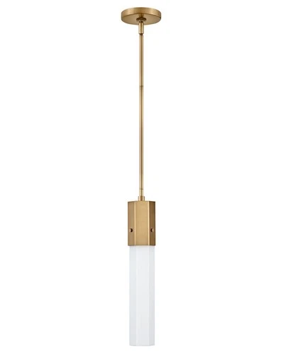 Hinkley Lighting 45037 Facet 3"W Mini Pendant - Brass - Picture 2 of 3