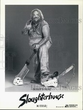 1987 Press Photo Slaughterhouse"starring Don Barrett - DFPG74805