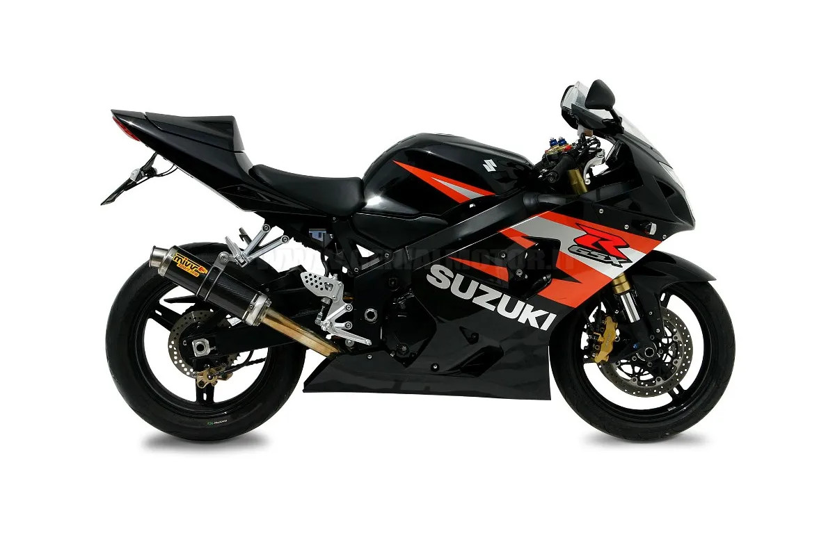 Mivv Exhaust Muffler GP Carbon Fiber for Suzuki Gsx-R 750 2004 > 2005