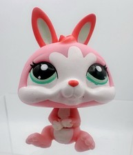 Nuovo Littlest Pet Shop LPS #2407 corallo rosa bianco coniglietto nano coniglio euro