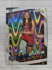 2025 Prizm WNBA - Rookie Variation Kiki Iriafen #149 White Seismic Prizm (RC)