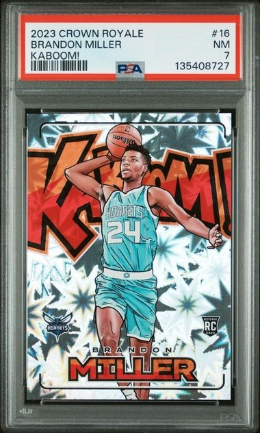 2023 Crown Royale BRANDON MILLER Kaboom Mint 7