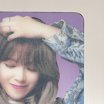 TWICE JEONGYEON Photo Clear Card Cute Very Rare Japan Limited