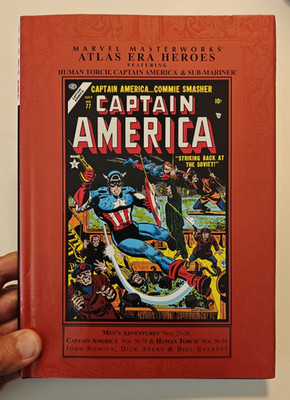 MARVEL MASTERWORKS ATLAS ERA HEROES VOL 2 HC CAPTAIN AMERICA TORCH SUBBY BOOK