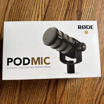 Brand New Rode PodMic Dynamic Broadcast Microphone Open Box