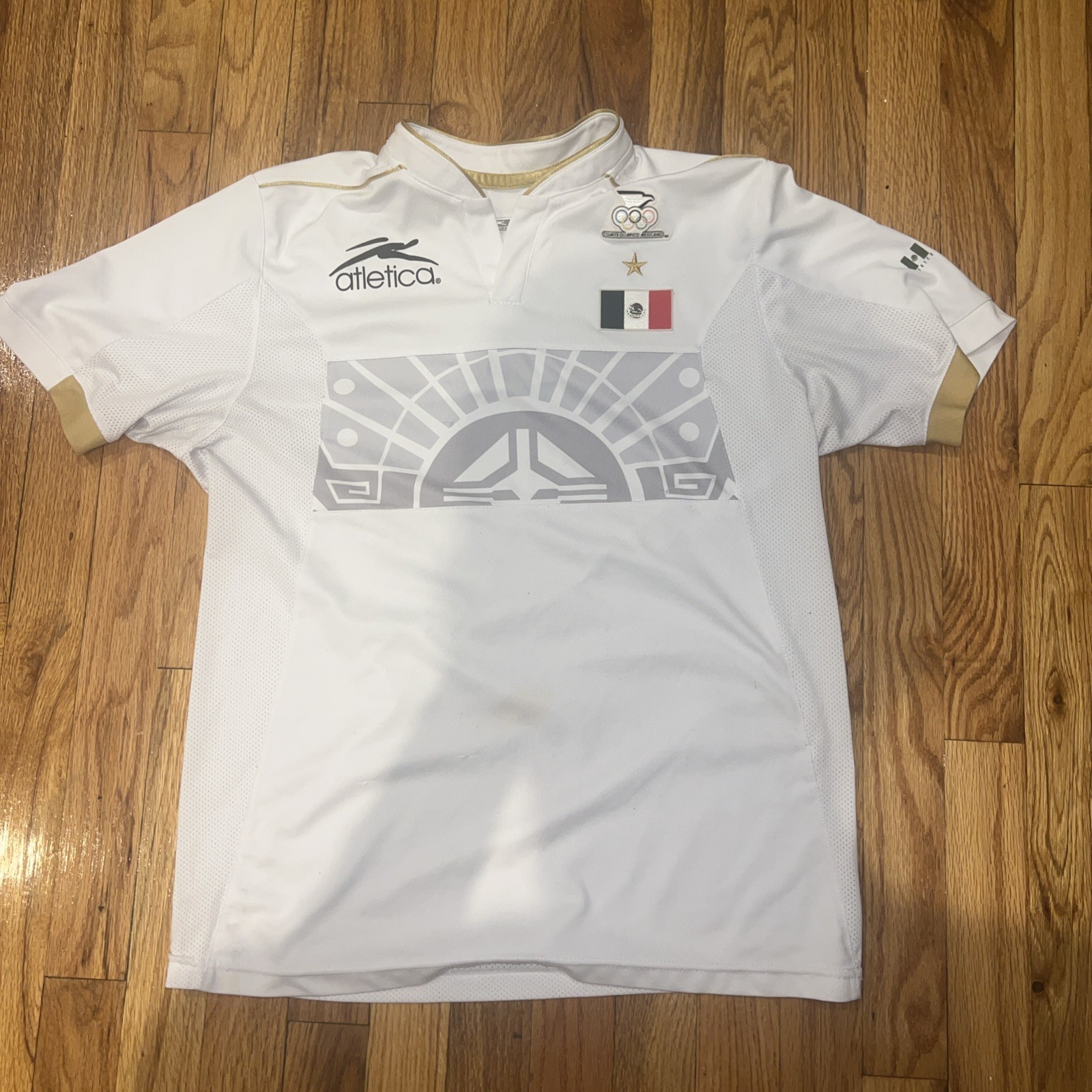 Atletica Mexico London 2012 Olympics Futbol Soccer Jersey Mens Size Medium Rare