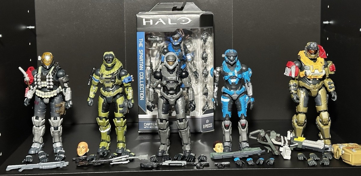 Jazwares Halo Spartan Collection Noble Team Action Figures Halo Reach Xbox