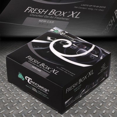 TREEFROG XTREME FRESH BOX XL NEW CAR SCENT CAR/OFFICE/HOME PREMIUM AIR FRESHENER