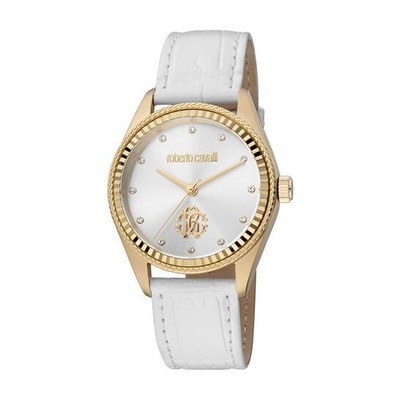 Roberto Cavalli Women's RC5L017l0025  White Leather Watch