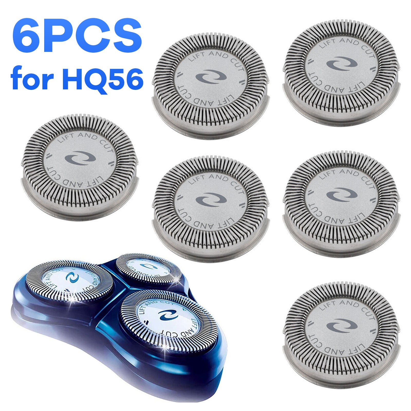 Heads For Philips Norelco Hq3 Hq4 Hq55 Hq56 Hq6