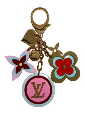Auth Louis Vuitton Bijoux Sack Candy M65726 Bag Charm Key Ring from Japan USED