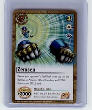 Zatch Bell TCG S-163 Zerusen Foil 1st Edition