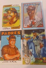 2025 TOPPS SHOEBOX TREASURES SAN DIEGO PADRES COMPLETE BASE TEAM SET 4 CARDS