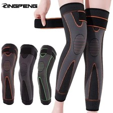 Knee Support Brace Compression Long Full Legs Sleeve Arthritis Running Knee Pads