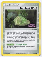 Root Fossil 93/110 Holon Phantoms Reverse Holo Common Pokemon Card Stamped LP