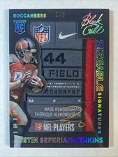 AUSTIN SEFERIAN-JENKINS 2014 Panini Black Gold Rookie LAUNDRY TAG Patch Auto 1/5