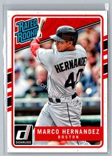 2017 Panini Chronicles #219 Marco Hernandez Donruss Rated Rookies