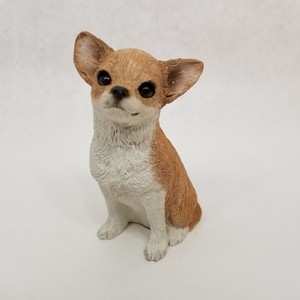 Sandicast Chihuahua Fawn 2006 Brue MS200 Sitting Dog Figurine Vintage.