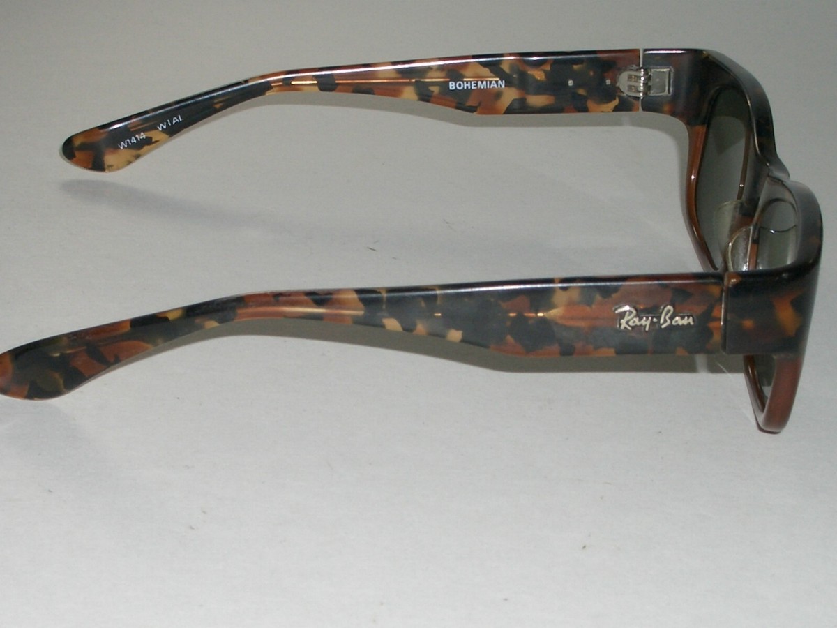 BAUSCH & LOMB RAY BAN W1414 MULTI-COLOR TORTOISE G15 UV BOHEMIAN
