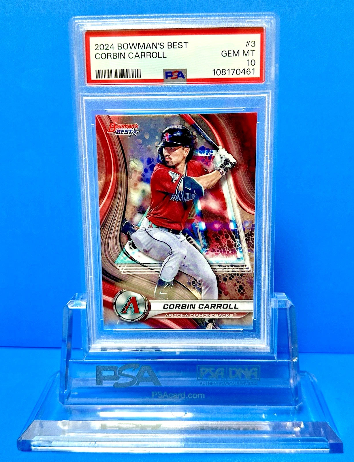Deal for Corbin Carroll PSA 10 #3 - 2024 Bowman's Best