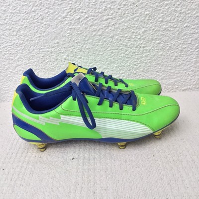 green puma football boots