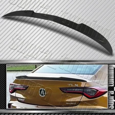 W-Power Black Trunk Duckbill Spoiler Wing V-Style For 2021-2025 Acura TLX Sedan