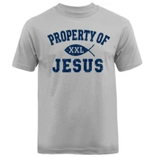 Property of Jesus Christ Christian Religious God Bible Church Graphic T-shirt