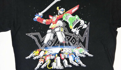 VOLTRON robot tee lion force 1980s vintage LION force rare team gladiator used 