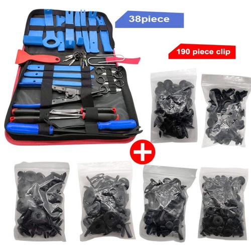 Kit de herramientas de eliminación de molduras interiores de automóviles de 38 piezas Juego de palanca de panel de clip para puerta automática estéreo - Imagen 11 de 11