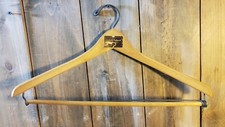 Vintage Wooden Hanger -Labeled Fashion Tailored, Sears . Clothing Hanger