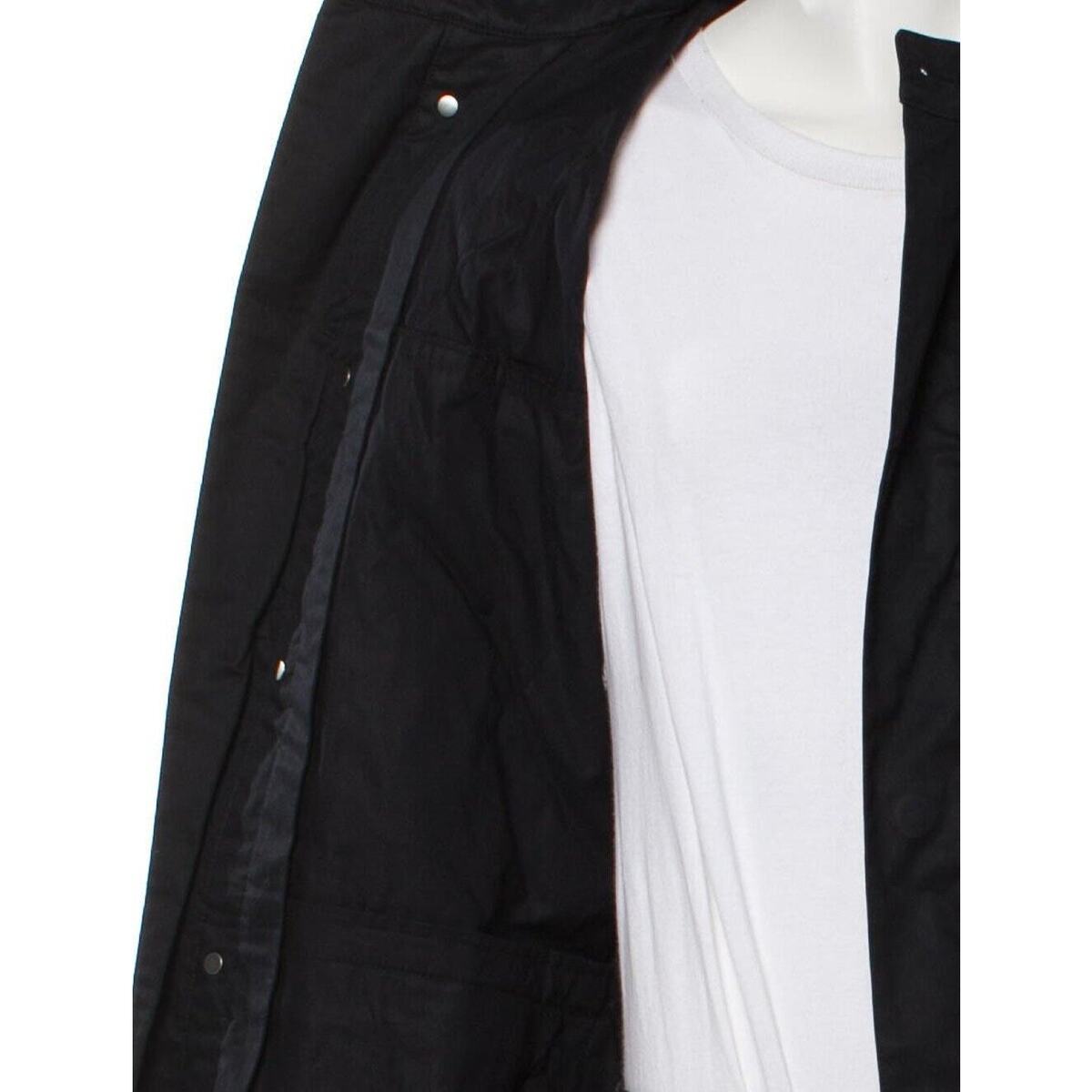 Helmut Lang Men Jacket Black XL Mid-Length Winter Coat Cargo Helmut Lang Men Jacket Black XL Mid-Length Winter Coat Cargo