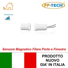 SENSORE MAGNETICO FILARE INCASSO PER PORTE / FINESTRE TAPPARELLE ANTIFURTO CASA