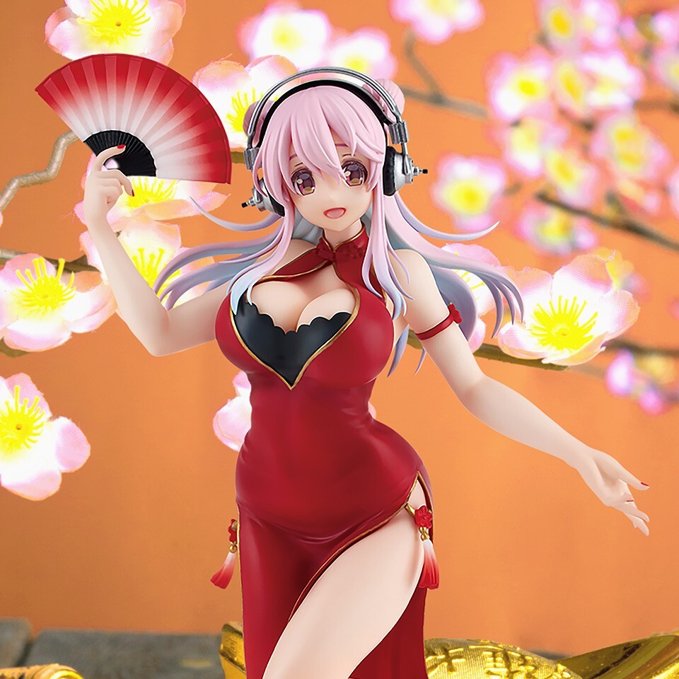 Furyu Super Sonico Trio-Try-iT Figure Cihina Dress ver. Japan