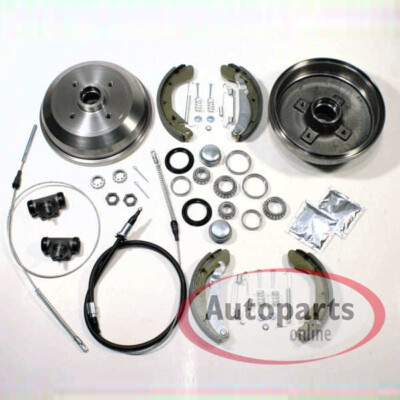 Produktbild von 2x Bremstrommeln-Set Für Peugeot 206 – 180 Mm, Hinten