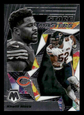 2020 Panini Mosaic #SM14 Khalil Mack Stare Masters Chicago Bears