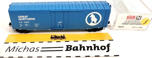 Micro Trains Line 38270 50’ Box Car Plug Door Great Northern N 1:160 ¥$ å | Zustand: Gebraucht