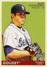 2009 Upper Deck Goudey #173 Matt Tuiasosopo RC Seattle Mariners